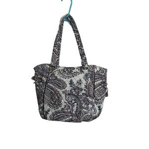 Vera Bradley Glenna Satchel in Paisley Noir - Retired Print - New with Tags